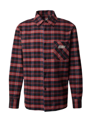 Foto van product FCBM Overhemd 'Aras' blauw gemêleerd / bruin / watermeloen rood / zwart