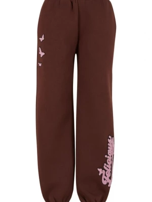 Foto van product Felicious Broek donkerbruin / rosa