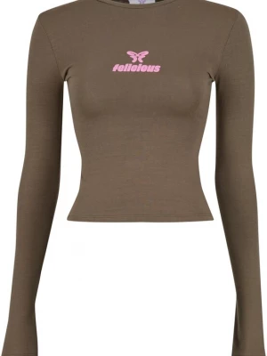 Foto van product Felicious Shirt bruin / lichtroze