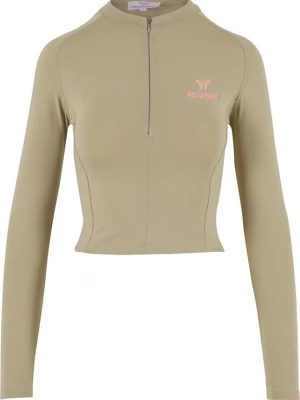 Foto van product Felicious Shirt 'Racer' kaki / pink