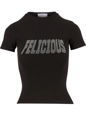 Foto van product Felicious Shirt zwart / zilver