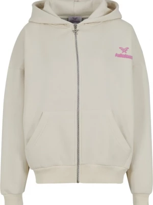 Foto van product Felicious Sweatvest taupe / pink
