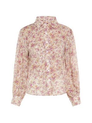 Foto van product Usha Blouse beige / goud / oudroze