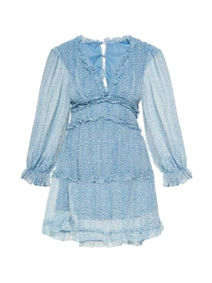 Foto van product FELIPA Jurk 'Fashion Look' lichtblauw / grijs