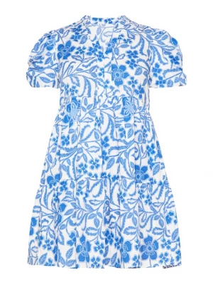 Foto van product FELIPA Jurk 'Fashion Look' royal blue / koningsblauw / hemelsblauw / wit