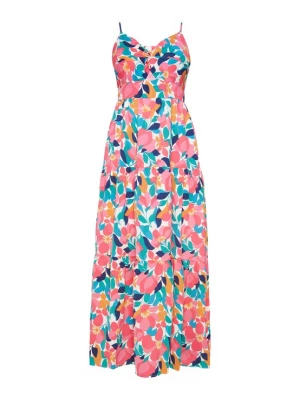 Foto van product FELIPA Jurk 'Spring Summer' marine / hemelsblauw / rosa / wit