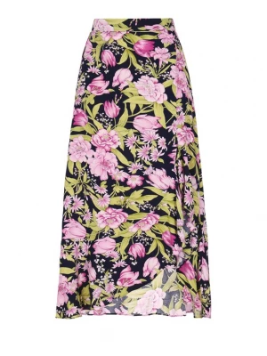 Foto van product FELIPA Rok 'Fashion Look' marine / groen / orchidee / wit