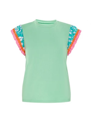 Foto van product FELIPA Shirt 'Fashion Look' groen / oranje / rosa / wit