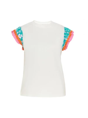 Foto van product FELIPA Shirt turquoise / oranje / pink / wit