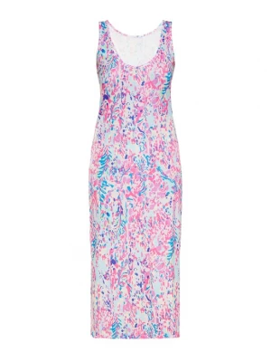 Foto van product Usha Jurk royal blue / koningsblauw / lichtblauw / fuchsia / lichtroze