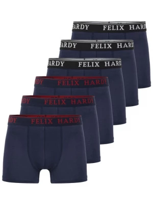Foto van product Felix Hardy Boxershorts navy / bloedrood / wit