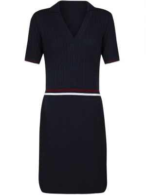 Foto van product Felix Hardy Jurk navy / bordeaux / wit