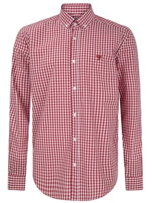 Foto van product Felix Hardy Overhemd bordeaux / wit