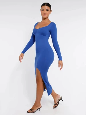 Foto van product FÉMINITÉ Fatale Jurk 'ELENA' azuur