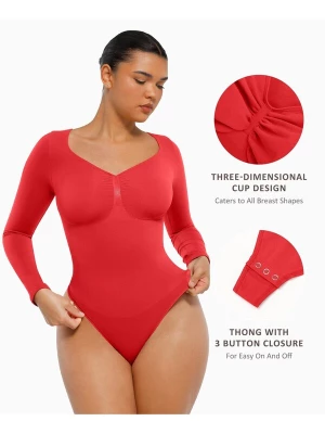 Foto van product FÉMINITÉ Fatale Shapingbody 'AVA' knalrood
