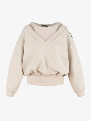 Foto van product FEMSSY Sweatshirt 'VALLURE' beige
