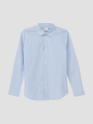 Foto van product Fijn gestreept overhemd van katoenmix s.Oliver blauw