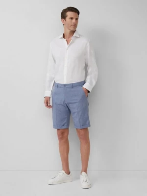 Foto van product Fijne bermuda met motief en een regular fit s.Oliver blauw
