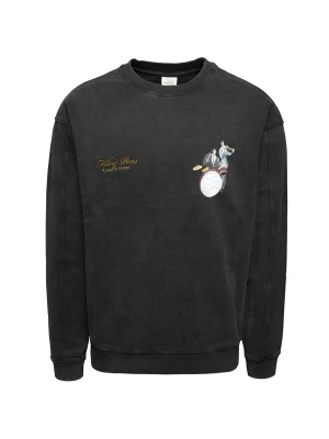 Foto van product Filling Pieces Sweatshirt 'Band Vintage' donkergeel / grijs / zwart / wit