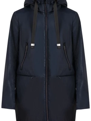 Foto van product Finn Flare Tussenjas 'Long Back Shield' donkerblauw