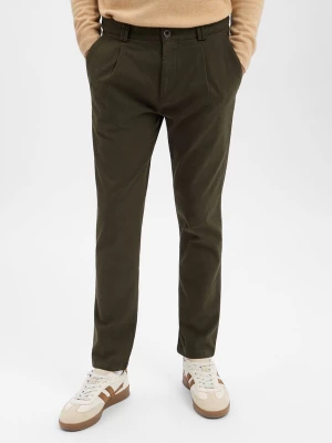 Foto van product Finshley & Harding Broek 'Todd' olijfgroen