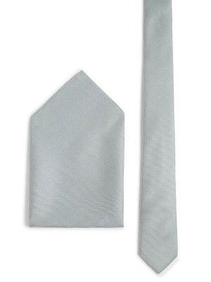 Foto van product Finshley & Harding London Stropdas groen / pastelgroen / parelwit