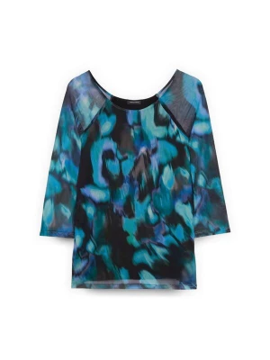 Foto van product Fiorella Rubino Blouse blauw gemêleerd
