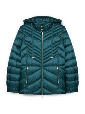 Foto van product Fiorella Rubino Winterjas blauw gemêleerd