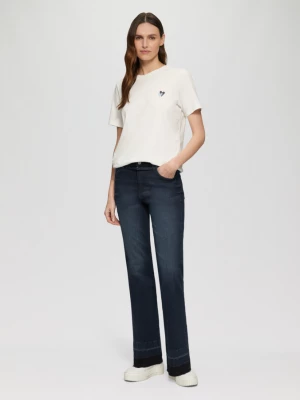Foto van product Flared jeans / slim fit / mid rise / bootcut leg / riem s.Oliver blauw