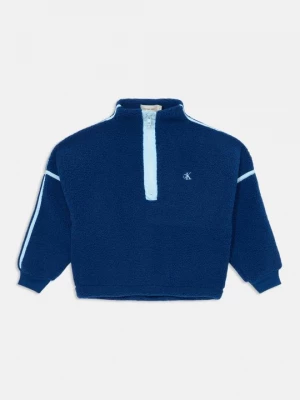 Foto van product Fleece trui Calvin Klein Jeans blauw