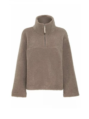 Foto van product Fleece trui Fransa bruin