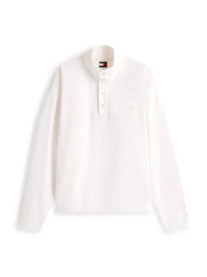 Foto van product Fleece trui Tommy Jeans wit