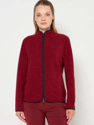 Foto van product Fleecejas J.Lindeberg bordeauxrood