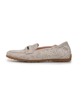 Foto van product Floris van Bommel Instappers 'Sitti 03' taupe / zilver / wit
