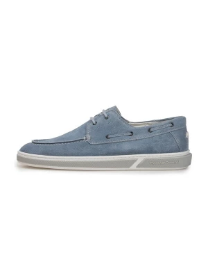 Foto van product Floris van Bommel Mocassins 'De Booter 01' lichtblauw