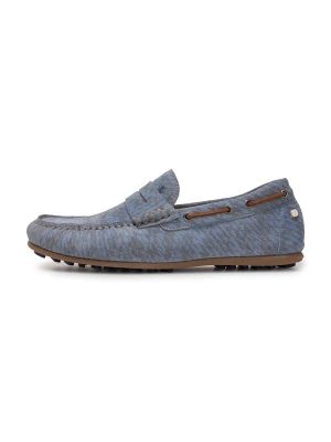 Foto van product Floris van Bommel Mocassins 'DE DRIJVER 02' lichtblauw