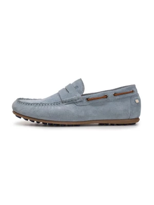 Foto van product Floris van Bommel Mocassins 'De Drijver 02' lichtblauw