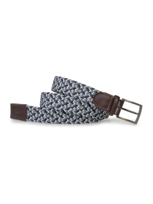 Foto van product Floris van Bommel Riem 'De Belter 38' blauw / marine / bruin / wit