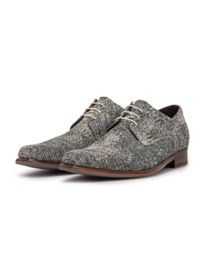 Foto van product Floris van Bommel Veterschoen ' DE DRAVER 03 ' beige / antraciet