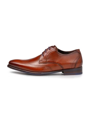 Foto van product Floris van Bommel Veterschoen 'De Stijler 42' cognac