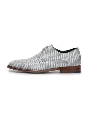 Foto van product Floris van Bommel Veterschoen 'Netter 12' grijs / wit