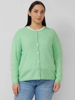Foto van product Fluffy vest van katoenmix s.Oliver groen