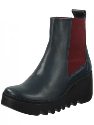 Foto van product FLY LONDON Enkellaarsjes navy / bourgogne