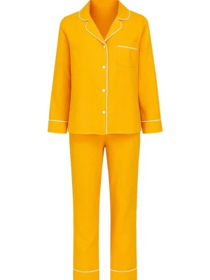 Foto van product For You Moda Pyjama lichtoranje / wit