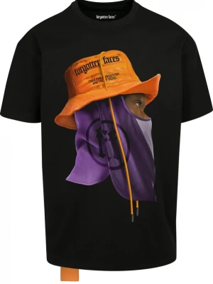 Foto van product Forgotten Faces Shirt 'Head Gear' lila / oranje / zwart / wit