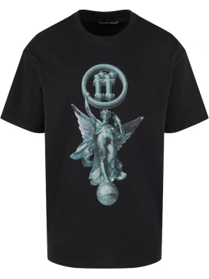 Foto van product Forgotten Faces Shirt 'Rueling The World' duifblauw / zwart