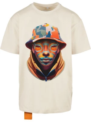Foto van product Forgotten Faces Shirt sand / blauw / mintgroen / oranje