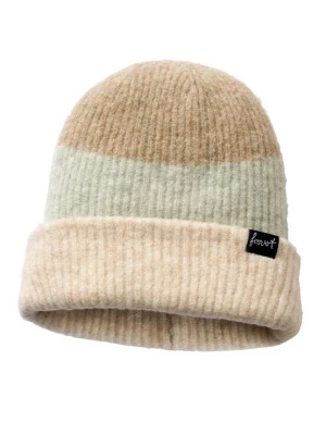Foto van product Forvert Muts 'Loveland' beige / camel / lichtgroen