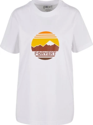 Foto van product Forvert Shirt 'Roundn Bishop' oranje / wijnrood / wit