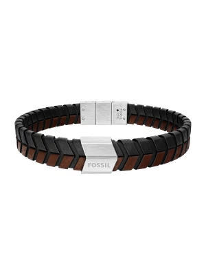 Foto van product FOSSIL Armband donkerbruin / zilver